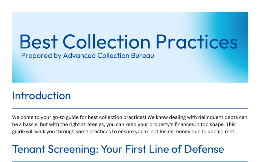 Best Collection Practices cover