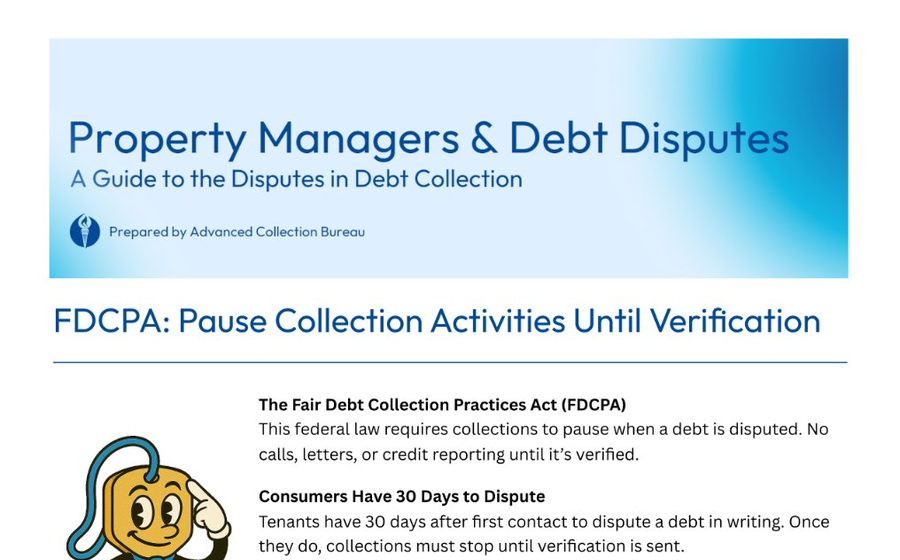 Property Managers & Debt Disputes cover